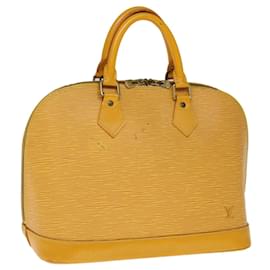 Louis Vuitton-Bolsa de mão LOUIS VUITTON Epi Alma Tassili Yellow M52149 Autenticação de LV 66454-Outro