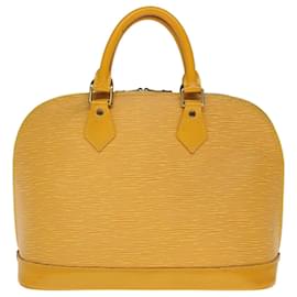 Louis Vuitton-Bolsa de mão LOUIS VUITTON Epi Alma Tassili Yellow M52149 Autenticação de LV 66454-Outro