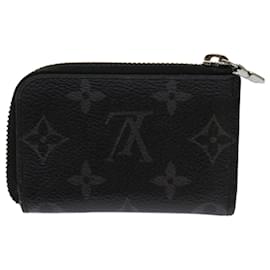 Louis Vuitton-LOUIS VUITTON Monogram Eclipse Porte monnaie Jour Portamonete M63536 auth 62954-Altro