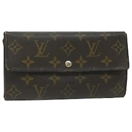 Louis Vuitton-LOUIS VUITTON Portafoglio lungo con monogramma Sarah Portafoglio M60531 LV Aut 63172-Monogramma