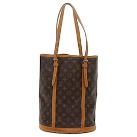 Louis Vuitton-LOUIS VUITTON Monogram Bucket GM Shoulder Bag M42236 LV Auth kk205-Monogram