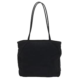 Prada-PRADA Shoulder Bag Nylon Black Auth yk9973-Black