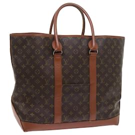 Louis Vuitton-LOUIS VUITTON Monogram Sac Weekend GM Tote Bag M42420 LV Auth e4211-Monogramme