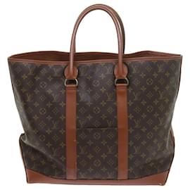 Louis Vuitton-LOUIS VUITTON Monogram Sac Weekend GM Tote Bag M42420 LV Auth th4211-Monogramma