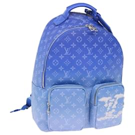 Louis Vuitton-LOUIS VUITTON Monogram Clouds Backpack Multi Pocket Backpack M45441 auth 55734A-Blue