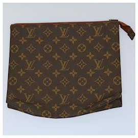 Louis Vuitton-LOUIS VUITTON Monogramm Geldbörse Clutch 4LV-Authentifizierungsac . einstellen2255-Monogramm