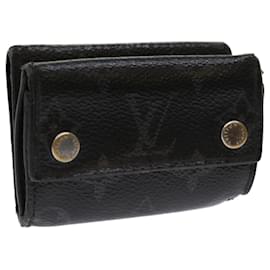 Louis Vuitton-LOUIS VUITTON Monogram Eclipse Discovery Compact Wallet M67630 LV Auth 63020-Other
