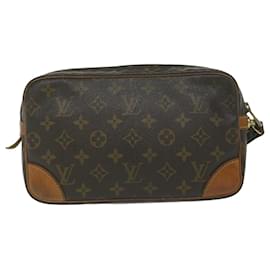 Louis Vuitton-LOUIS VUITTON Monogramm Marly Dragonne GM Clutch Bag M.51825 LV Auth 63061-Monogramm