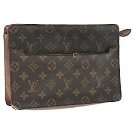 Louis Vuitton-Bolso de mano con monograma Pochette Homme de LOUIS VUITTON M51795 LV Auth 63063-Monograma