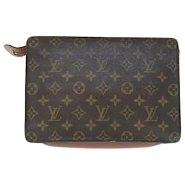 Louis Vuitton-Bolso de mano con monograma Pochette Homme de LOUIS VUITTON M51795 LV Auth 63063-Monograma