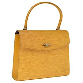 Louis Vuitton-Bolsa de mão LOUIS VUITTON Epi Malesherbes Tassili Amarelo Jonne M52379 Autenticação de LV 66447-Outro