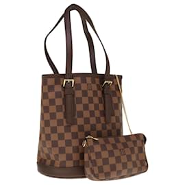 Louis Vuitton-LOUIS VUITTON Damier Ebene Marais Shoulder Bag N42240 LV Auth hk1079-Other