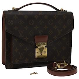 Louis Vuitton-Louis Vuitton Monogram Monceau 28 Hand Bag 2way M51185 LV Auth 66449-Monogram