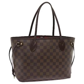 Louis Vuitton-LOUIS VUITTON Damier Ebene Neverfull PM Tote Bag N51109 LV Auth 66728-Other