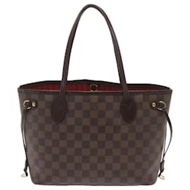 Louis Vuitton-LOUIS VUITTON Damier Ebene Neverfull PM Tote Bag N51109 LV Auth 66728-Other