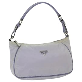 Prada-PRADA Pochette Accessoire Nylon Violet Auth 63925-Violet