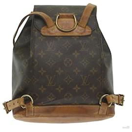 Louis Vuitton-LOUIS VUITTON Monogram Montsouris MM Backpack M51136 LV Auth 63521-Monogram