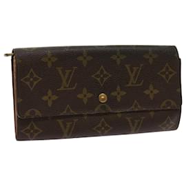 Louis Vuitton-LOUIS VUITTON Monogram Pochette Porte Monnaie Credit Wallet M61725 Authentifizierung718-Monogramm