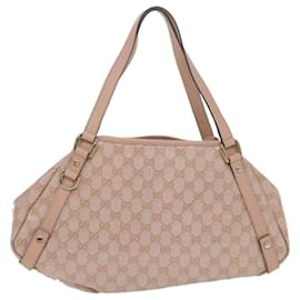 Gucci-GUCCI GG Crystal interlocking Abby Shoulder Bag Pink 130736 Auth ki4018A-Pink