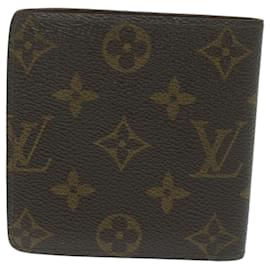 Louis Vuitton-Carteira LOUIS VUITTON Monogram Porte Monnaie Bier Cartes Crdit M61652 Ep de autenticação2916-Monograma