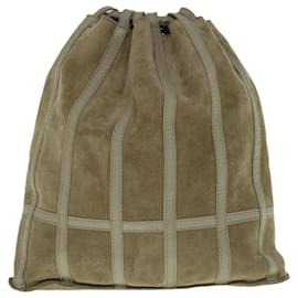 Autre Marque-BOTTEGAVENETA Purse Shoulder Bag Suede Beige Auth bs10959-Beige