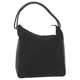 Gucci-gucci GG Canvas Shoulder Bag black 001 3770 002122 Auth ep2821-Black