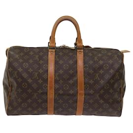 Louis Vuitton-Louis Vuitton-Monogramm Keepall 45 Boston Bag M.41428 LV Auth 61250-Monogramm