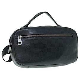 Louis Vuitton-LOUIS VUITTON Damier Anfini Ambreil ShoulderBag Black onyx N41288 Auth bs10716-Black,Other