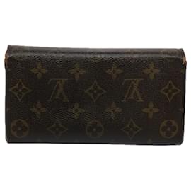 Louis Vuitton-LOUIS VUITTON Pochette con monogramma Porte Monnaie Credit Wallet M61725 auth 62556-Monogramma