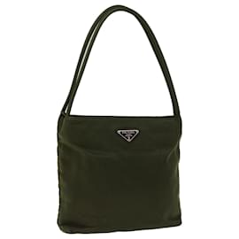 Prada-PRADA Tote Bag Nylon Green Auth ac2766-Green