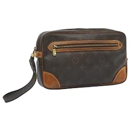 Louis Vuitton-LOUIS VUITTON Monograma Marly Dragonne GM Clutch Bag M51825 Autenticação de LV 66431-Monograma