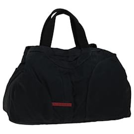 Prada-PRADA Sports Hand Bag Nylon Black Auth hk1090-Black