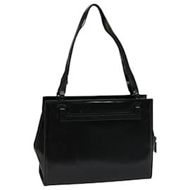 Gucci-GUCCI Shoulder Bag Patent Leather Black 002 1013 3444 auth 66617-Black