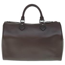 Louis Vuitton-Louis Vuitton Epi Speedy 30 Hand Bag Mocha M5902D LV Auth 62799-Other