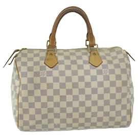 Louis Vuitton-Louis Vuitton Damier Azur Speedy 30 Handtasche N.41533 LV Auth 64673-Andere