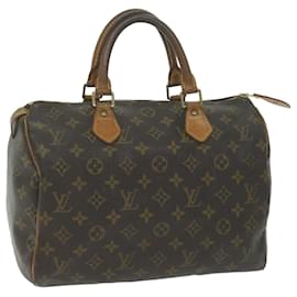 Louis Vuitton-Louis Vuitton Monogram Speedy 30 Hand Bag M41526 LV Auth 64448-Monogram