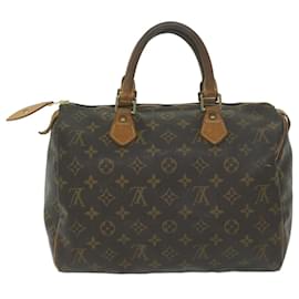 Louis Vuitton-Louis Vuitton Monogram Speedy 30 Hand Bag M41526 LV Auth 64448-Monogram