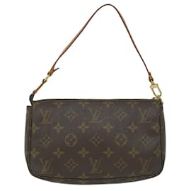 Louis Vuitton-LOUIS VUITTON Pochette con monogramma Accessoires Pouch M51980 LV Auth yk9243-Monogramma