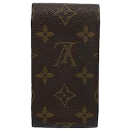 Louis Vuitton-Portasigarette Etui con monogramma LOUIS VUITTON M63024 LV Aut 58967-Monogramma