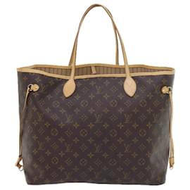 Louis Vuitton-LOUIS VUITTON Monogram Neverfull GM Tote Bag M40157 Auth ar LV10689-Monogramme