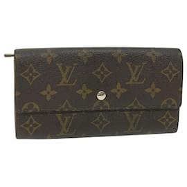 Louis Vuitton-LOUIS VUITTON Monogram Portefeuille Sarah Long Wallet M60531 LV Auth bs9881-Monogram