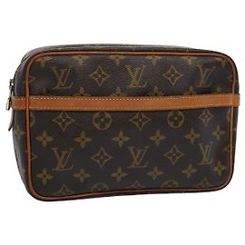 Louis Vuitton Monogram Compiegne 23 Pochette M51847 LV Auth em5478 Monogramma