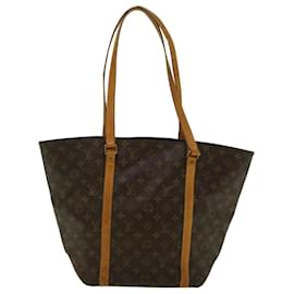 Louis Vuitton-LOUIS VUITTON Monogram Sac Shopping Tote Bag M51108 Auth ar LV10640b-Monogramme