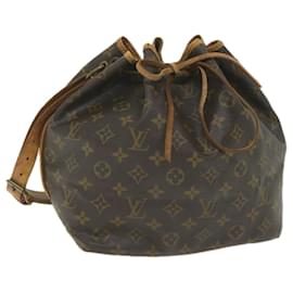 Louis Vuitton-LOUIS VUITTON Monogram Petit Noe Shoulder Bag M42226 LV Auth 56766-Monogram