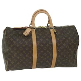 Louis Vuitton-Louis Vuitton-Monogramm Keepall 50 Boston Bag M.41426 LV Auth 64779EIN-Monogramm