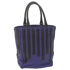 Autre Marque-BOTTEGAVENETA INTRECCIATO Tote Bag Leather Purple Auth yk10235-Purple
