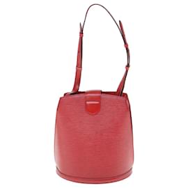 Louis Vuitton-LOUIS VUITTON Epi Cluny Shoulder Bag Red M52257 LV Auth 62496-Red