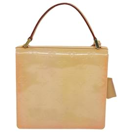 Louis Vuitton-LOUIS VUITTON Vernis Spring Street Handtasche Marshmallow Pink M91033 Auth 63315-Andere