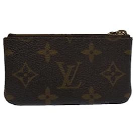 Louis Vuitton-Bolsa Moeda M LOUIS VUITTON Monograma Pochette Cles M62650 LV Auth ac2552-Monograma