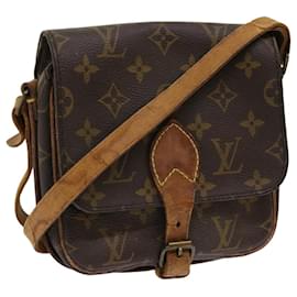 Louis Vuitton-LOUIS VUITTON Monogram Cartouchiere PM Shoulder Bag M51254 LV Auth 62387-Monogram